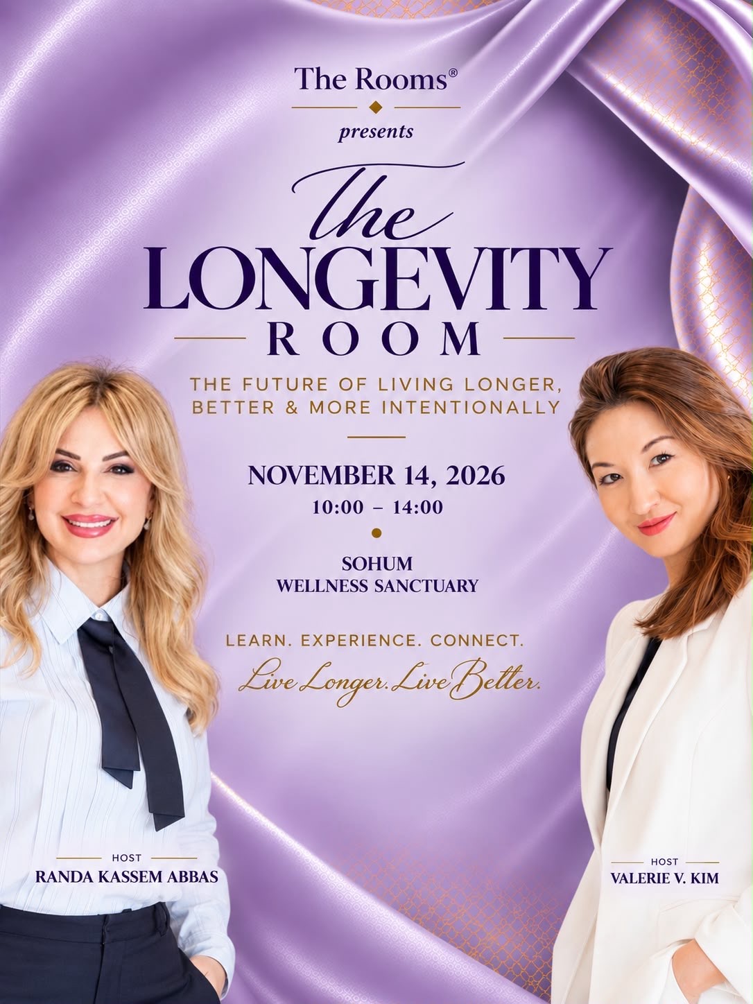 The Longevity Room — Dubai, 14 November 2026